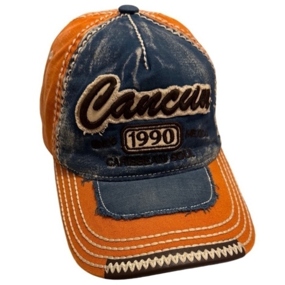 Cancun 1990 Women's Baseball Cap - OS - Picture 1 of 3